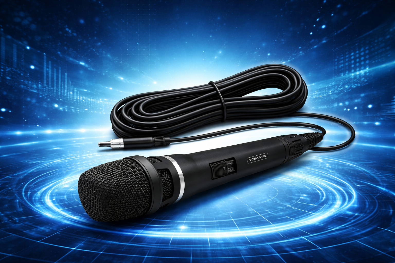 🎤 Microfone Dinâmico Profissional com Fio MT-1015